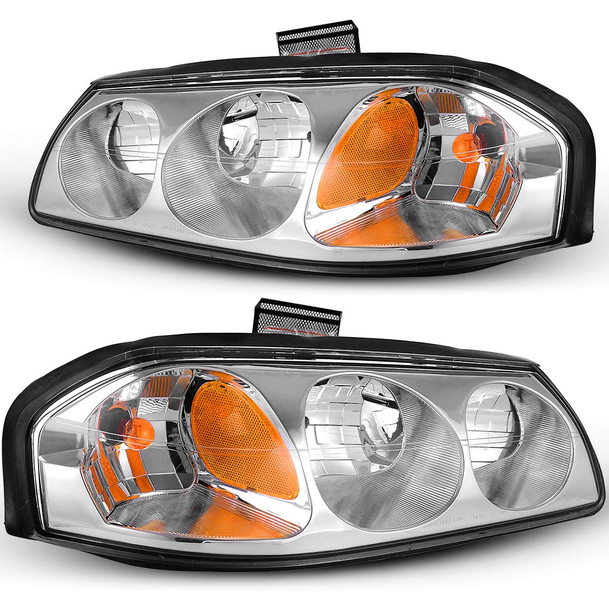 OEDRO Headlight Assembly Compatible with 2000-2005 Chevrolet Impala 00-05 Chevy Impala Headlights w/