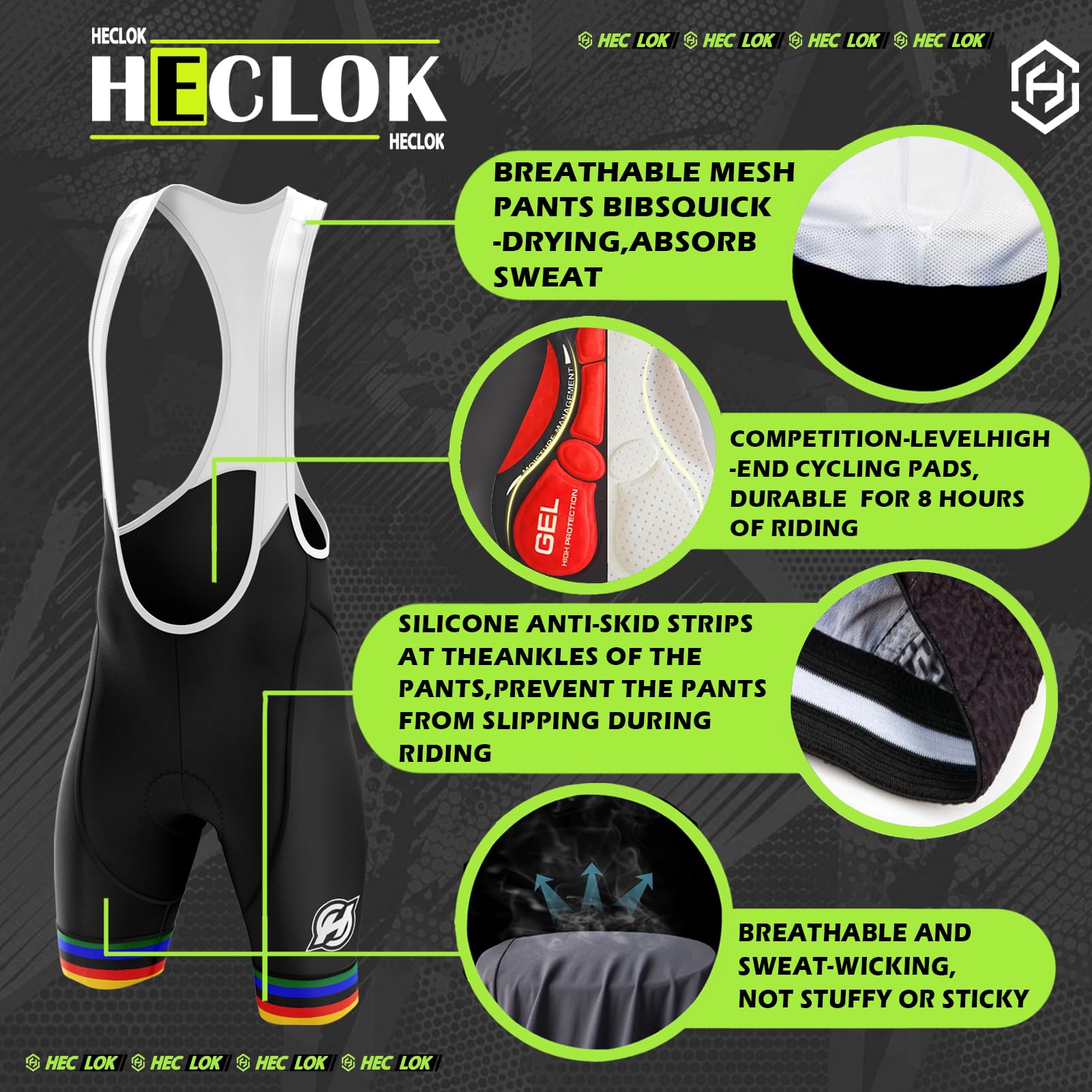 Ensemble Cycliste Homme Manches Courtes - Maillot Respirant & Cuissard Gel 3D pour VTT et Route | Tenue de Vélo Professionnelle à Séchage Rapide | Personnalisable Logo