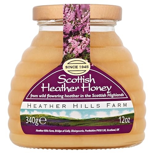 Heather Hills Farm Raw Scottish Heather Honey Jar 340g (12oz)