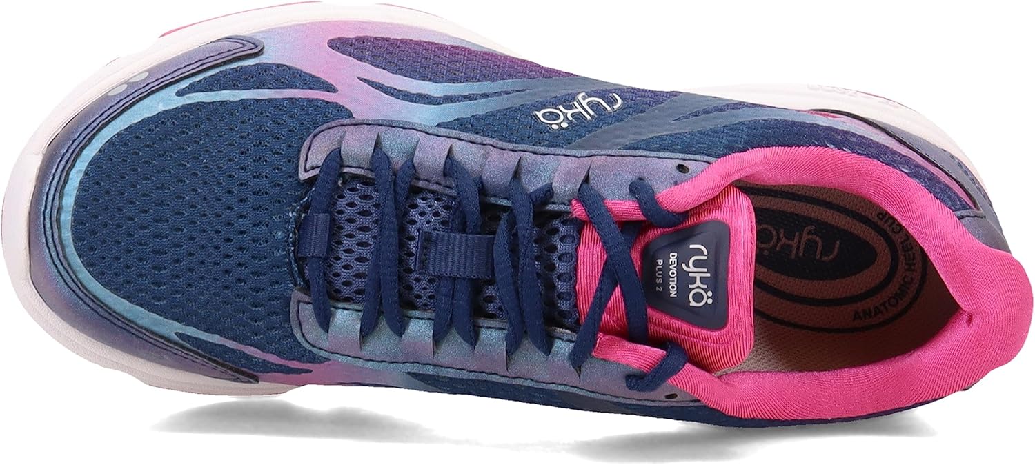 Ryka Women's, Devotion Plus 2 Walking Shoe Blue Purple 5