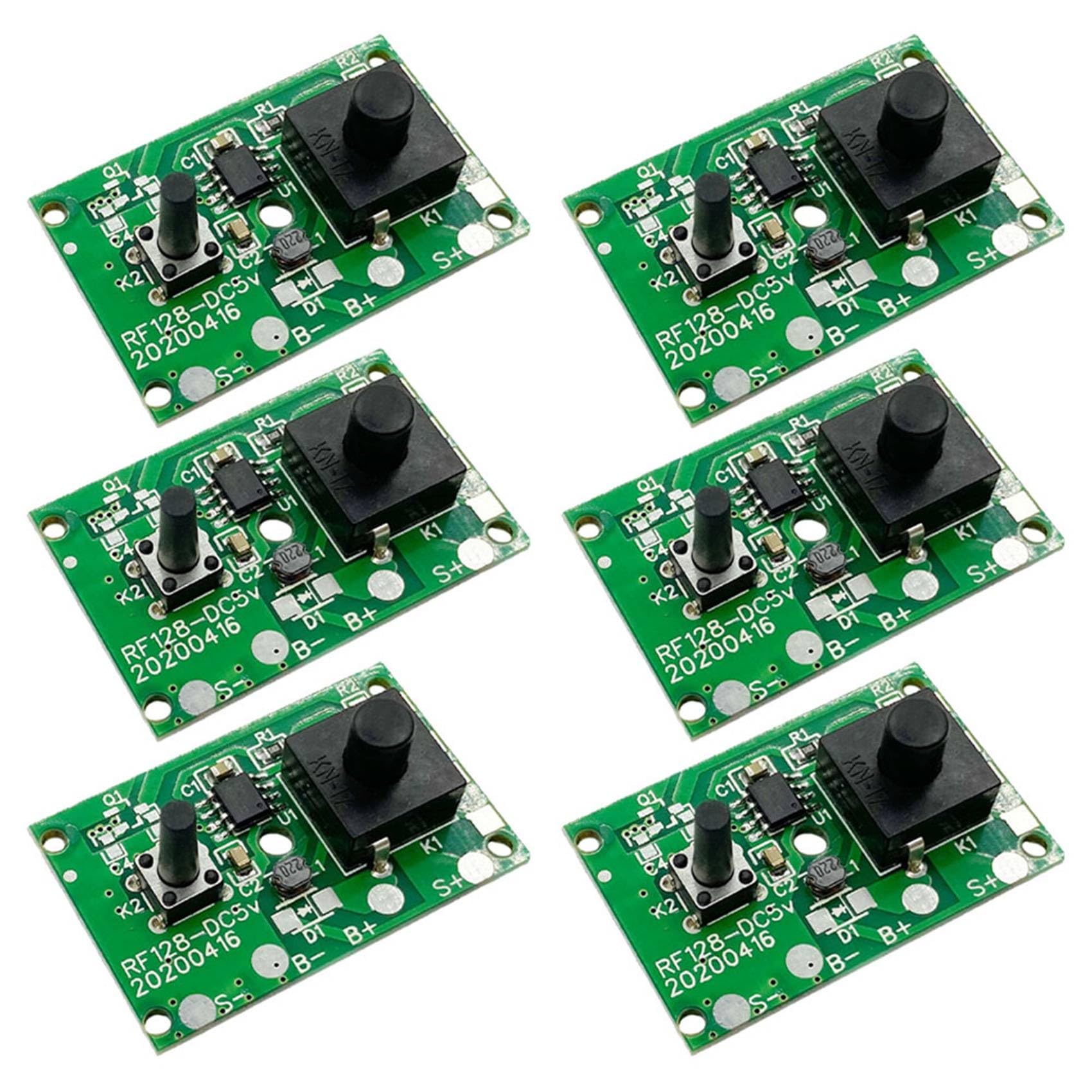 Hndhbfgrt 6X 1.2V Solar Lamp String Control Board Circuit Board with Switch Solar Street Light Control Panel Controller Module