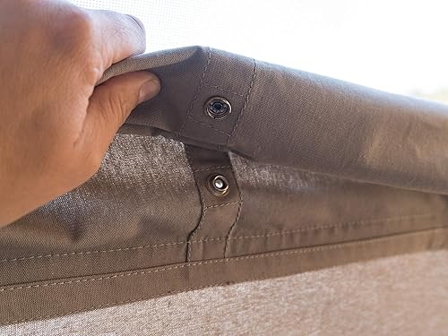 Miniatura 4 de Tienda de campaña de algodón Pop-Top para Volkswagen Vanagon Campers modelo tardío (bronceado)