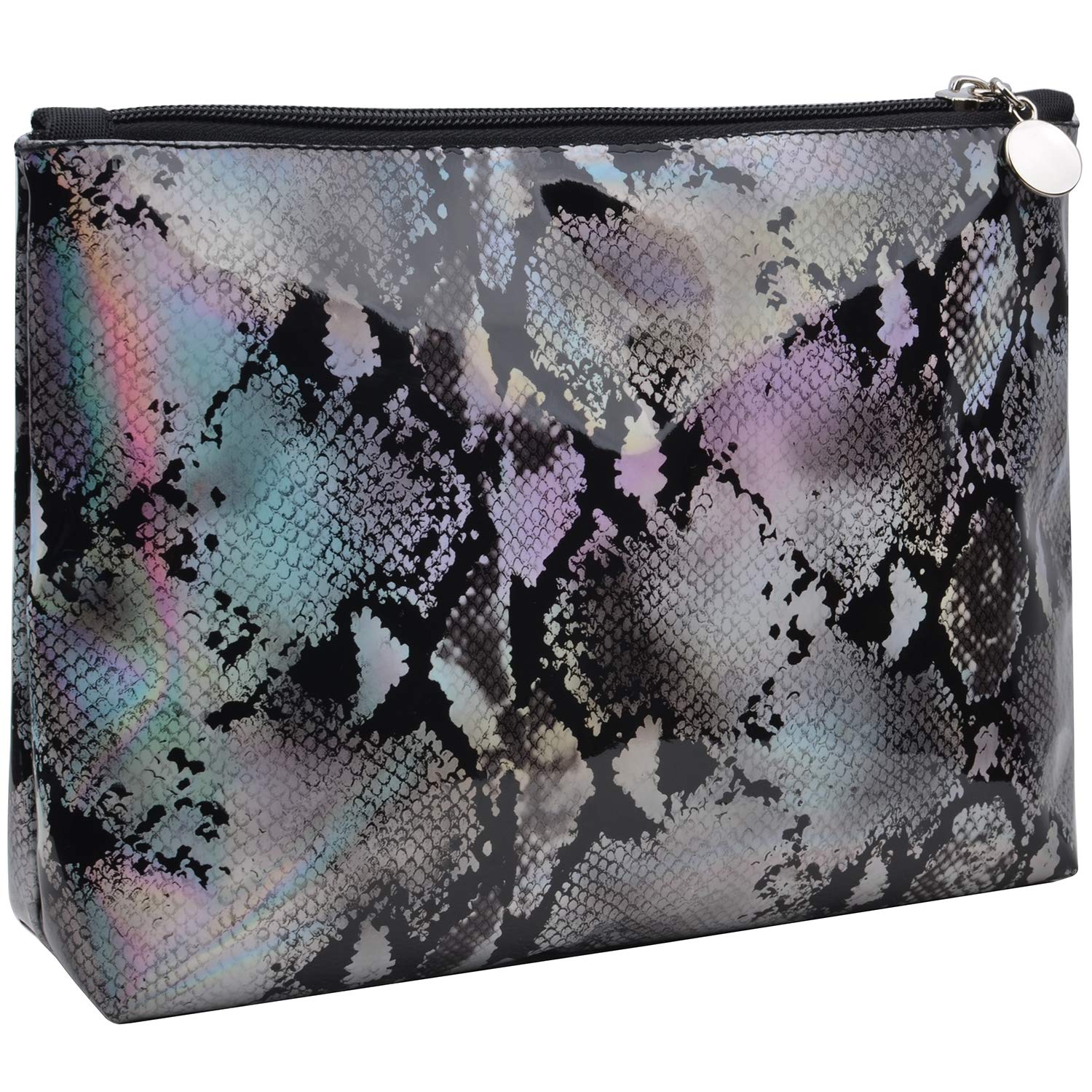 MKPCW Snakeskin pattern Makeup Bags Cosmetic Cases Travel Cases Portable Waterproof Make up Bag Makeup Organizers (COLOR 7)