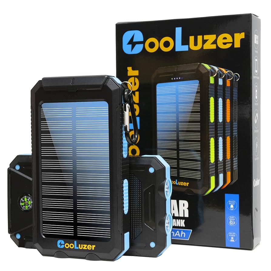Amazon.com: Solar Charger Power Bank 36800mah with 18W PD 5V