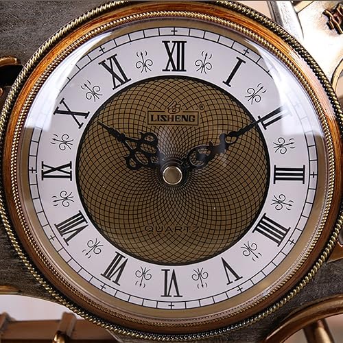 Miniatura 5 de Reloj de escritorio y estante Retro MantaMantle Rhythm Reloj de cuarzo Velero Sala de estar Escritorio Estante Relojes Decoración