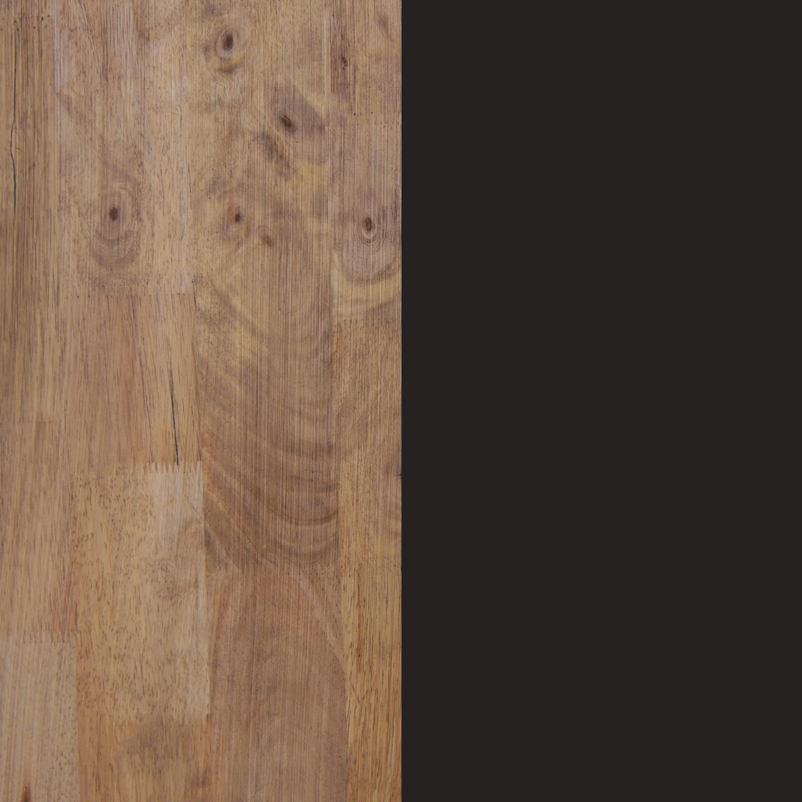 Adec Group X-Loft, Mesa de Comedor, Mesa de Salon, Acabado en Roble Boreal y Patas Metalicas Negro, Medidas: 140 cm (Largo) x 80 cm (Ancho) x 76 cm (Alto)