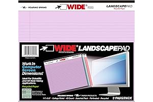 Roaring Spring Wide Landscape Tablet, Perfect for Art Sketches, and Daily Notes by laurel denise