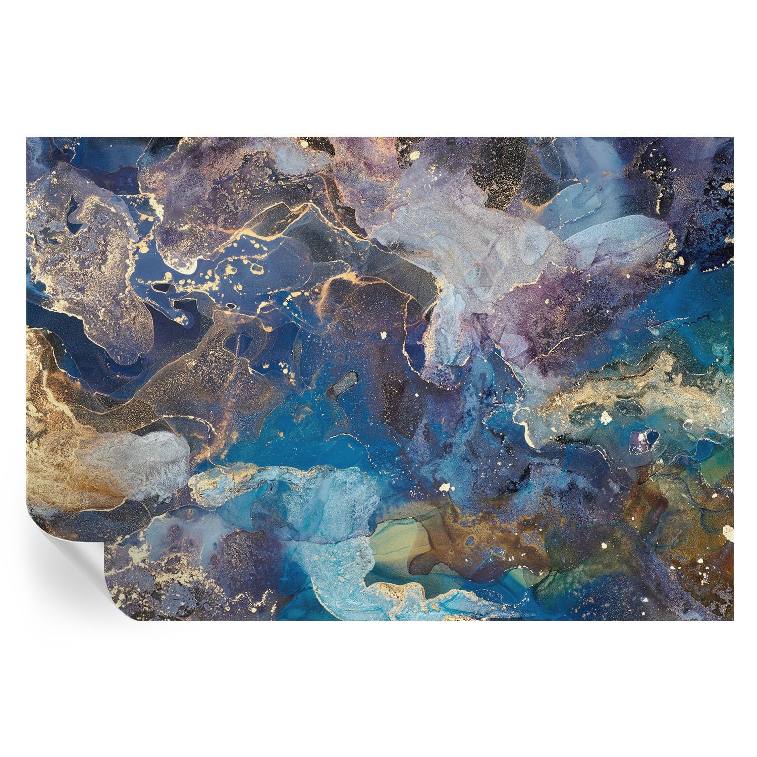 Vinilos decorativos de mosaico cósmico autoadhesivo y lavable 152x104 cm