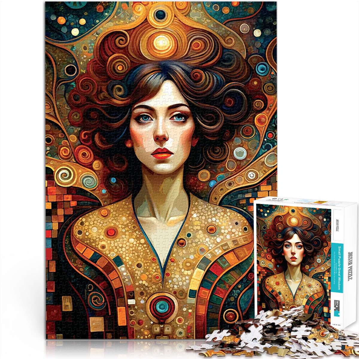 Jigsaw Puzzle for Adults 1000 Pieces Cubist Iconic Beautiful DIY-Spielzeug Angebot als Geschenk für die ganze Familie38x26cm — image 1