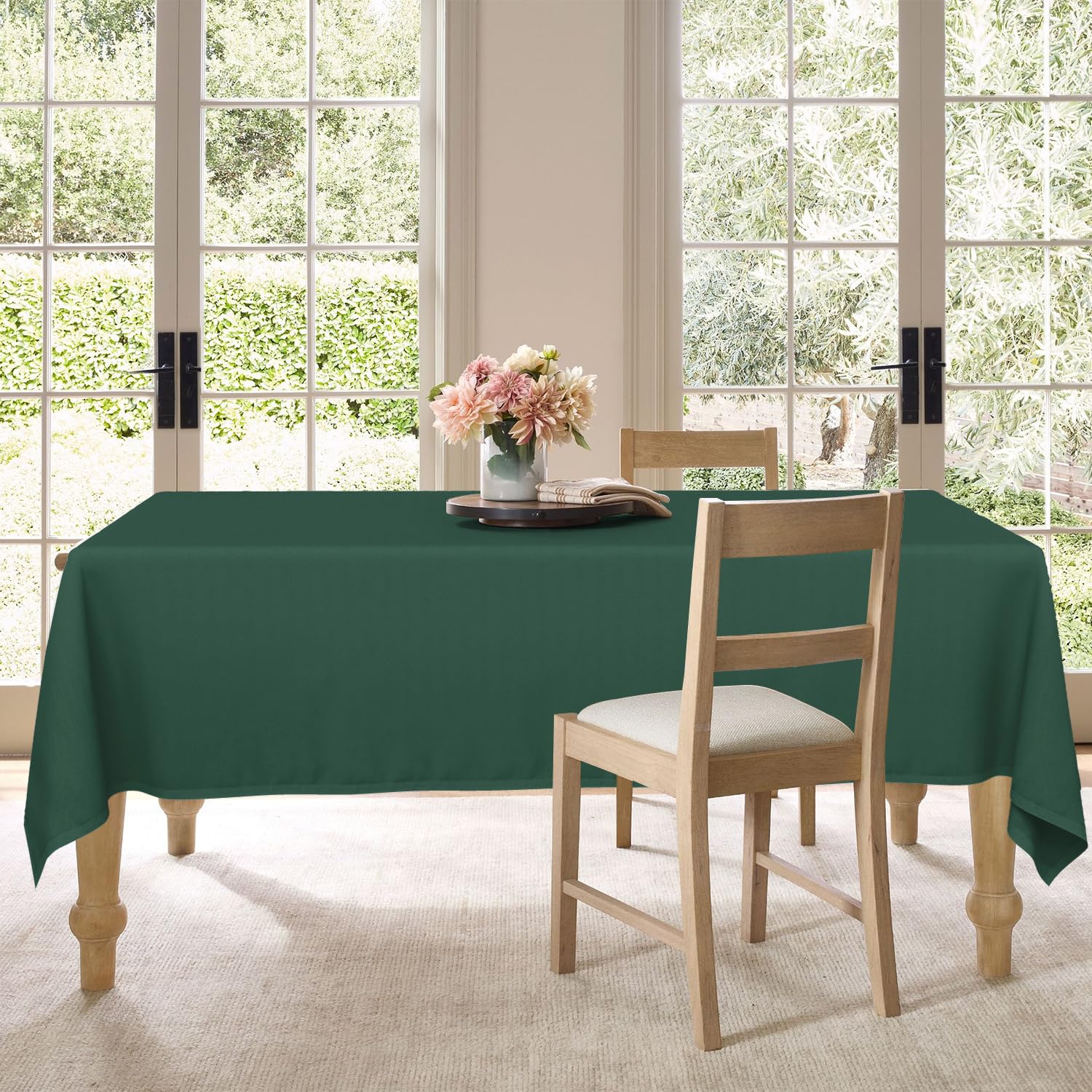 Decorelia Nappe Rectangulaire Infroissable Pour Anniversaire, Pique-nique, Extérieur, Pique-nique, Camping, Fête, Mariage (rectangulaire, 152,4 X