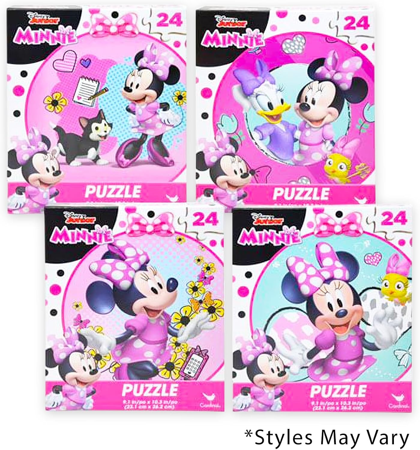 Minnie Mouse Jigsaw Puzzles Bundle for Kids, Ages 3-5 image 3