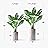 SIGNWIN Monstera Tree with Red & Black Alternating Brushstroke Line Vase Geometric Rocky Minimalism Zen Dramatic Multicolor Dark for Living Room, Bedroom, Office - X-Large 5 Feet (60")