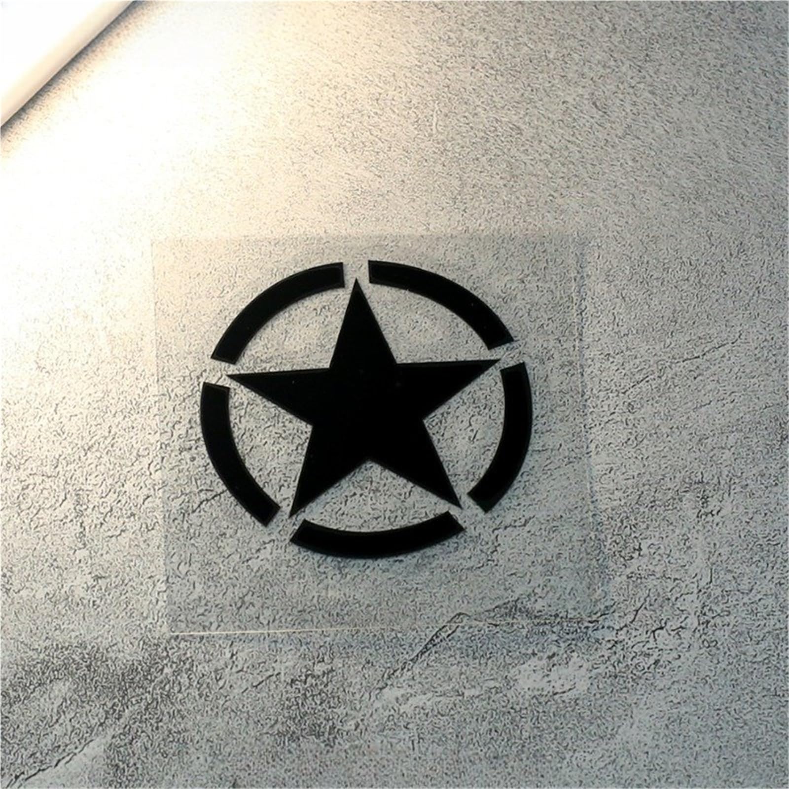 HAfgDJ Five-Pointed Star Refit Decals for Motorcycle Body Helmet, F&Ender Bumper