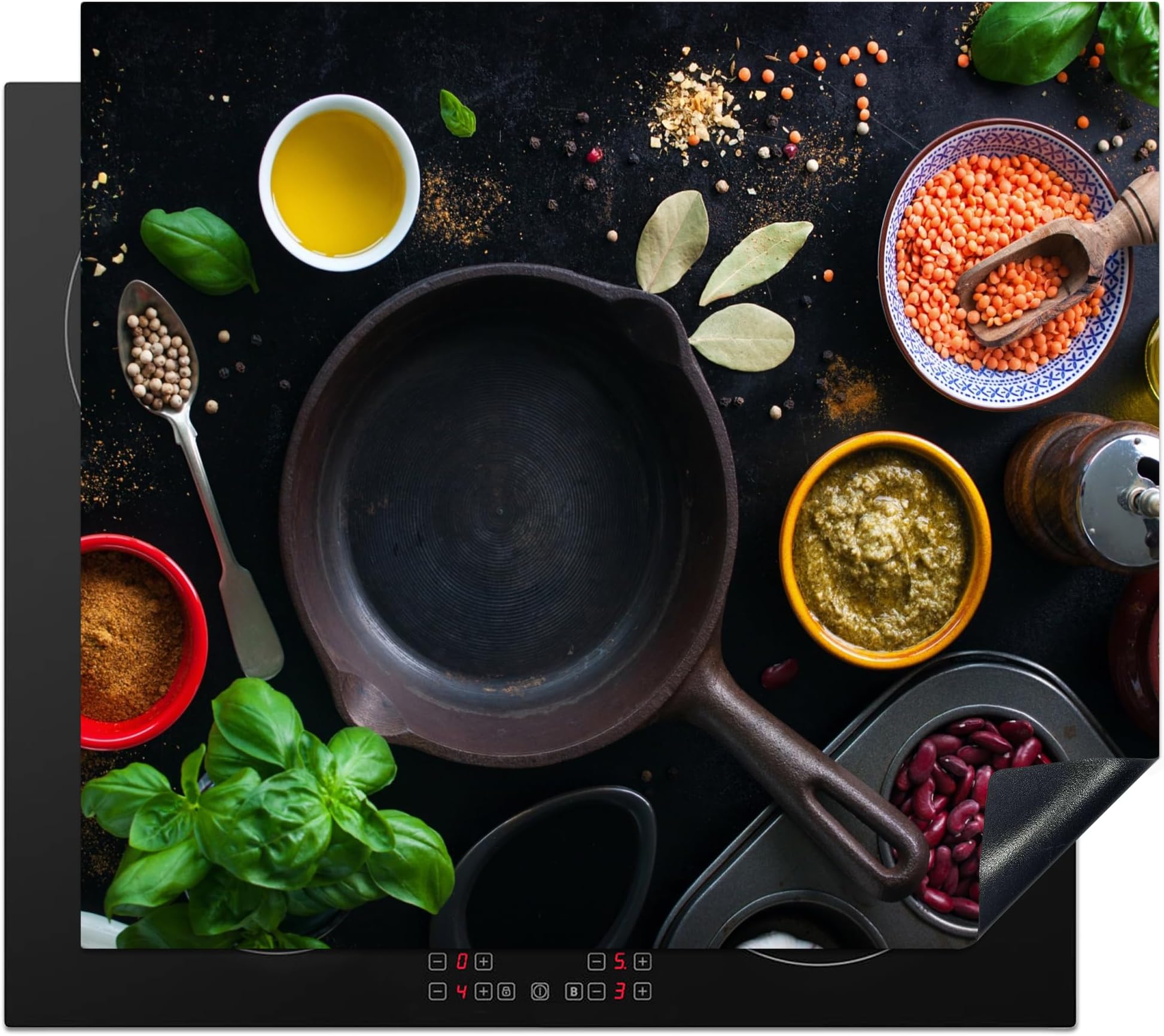 Portapane In Legno Bambù Con Sportello Scorrevole - Cassetta Per Pane 40x28 Cm Bianco - Foto 4