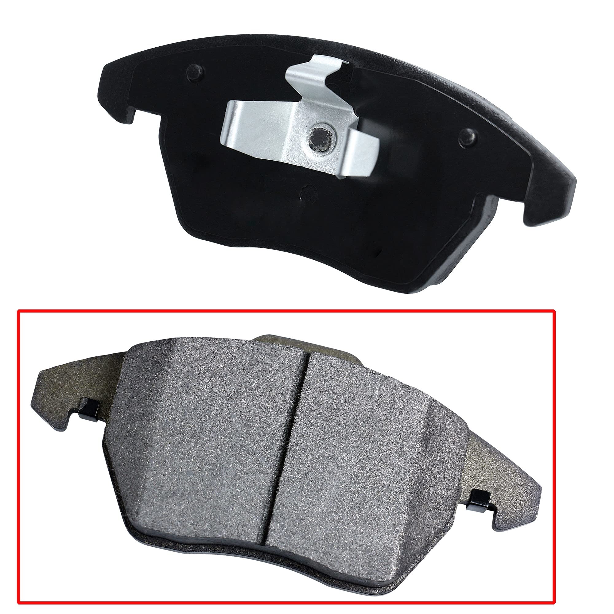 ATEC Germany Juego de frenos eje delantero incl. discos de freno Ø 288 mm | Compatible con: Audi A3, A3 Cabriolet, A3 Sportback, Seat Altea, Altea, XL, LEON, Toledo III, Skoda Octavia III