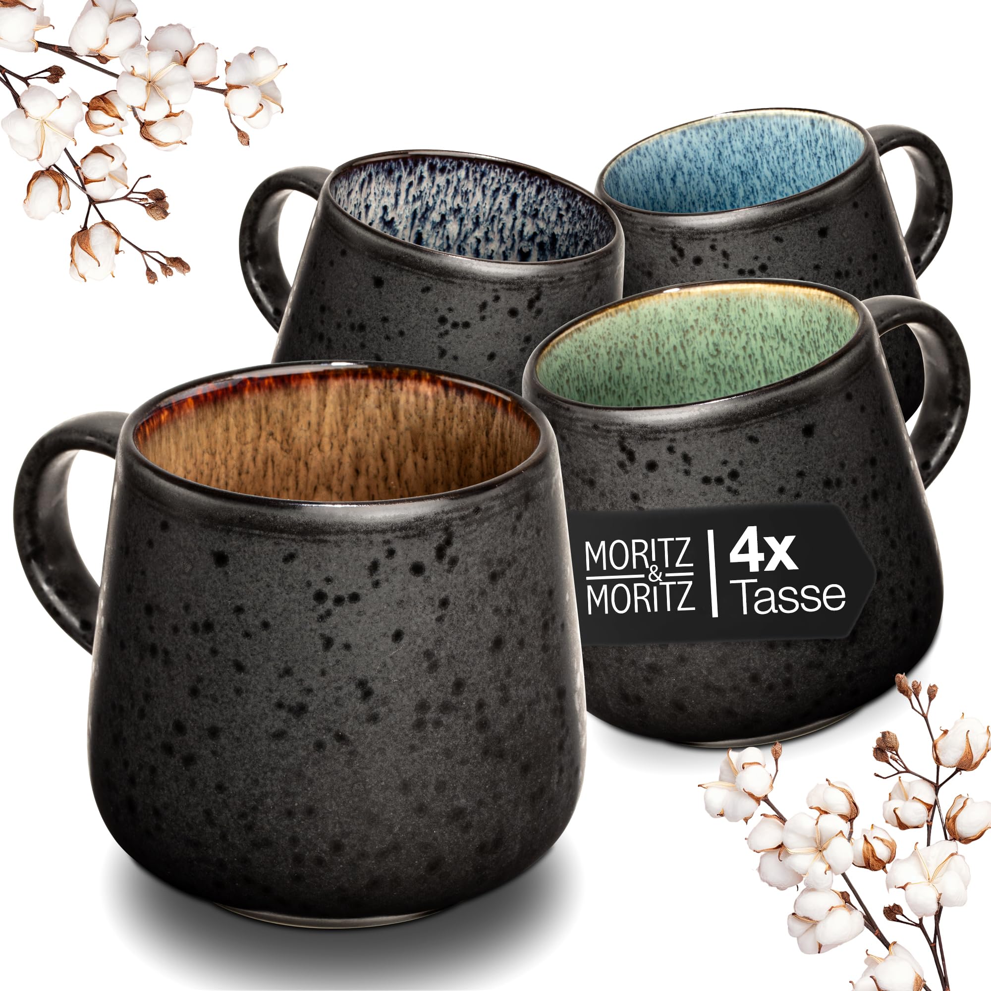 Bichon Frisé mokken set van 4, servies voor hondenliefhebbers, hond Bichon Frisé mokken set van 4, servies voor hondenliefhebbers, hond