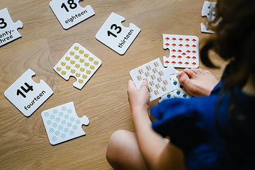 Miniatura 4 de Chuckle & Roar - Rompecabezas de conteo a juego - Rompecabezas atractivos y educativos para niños - Piezas más grandes diseñadas para manos