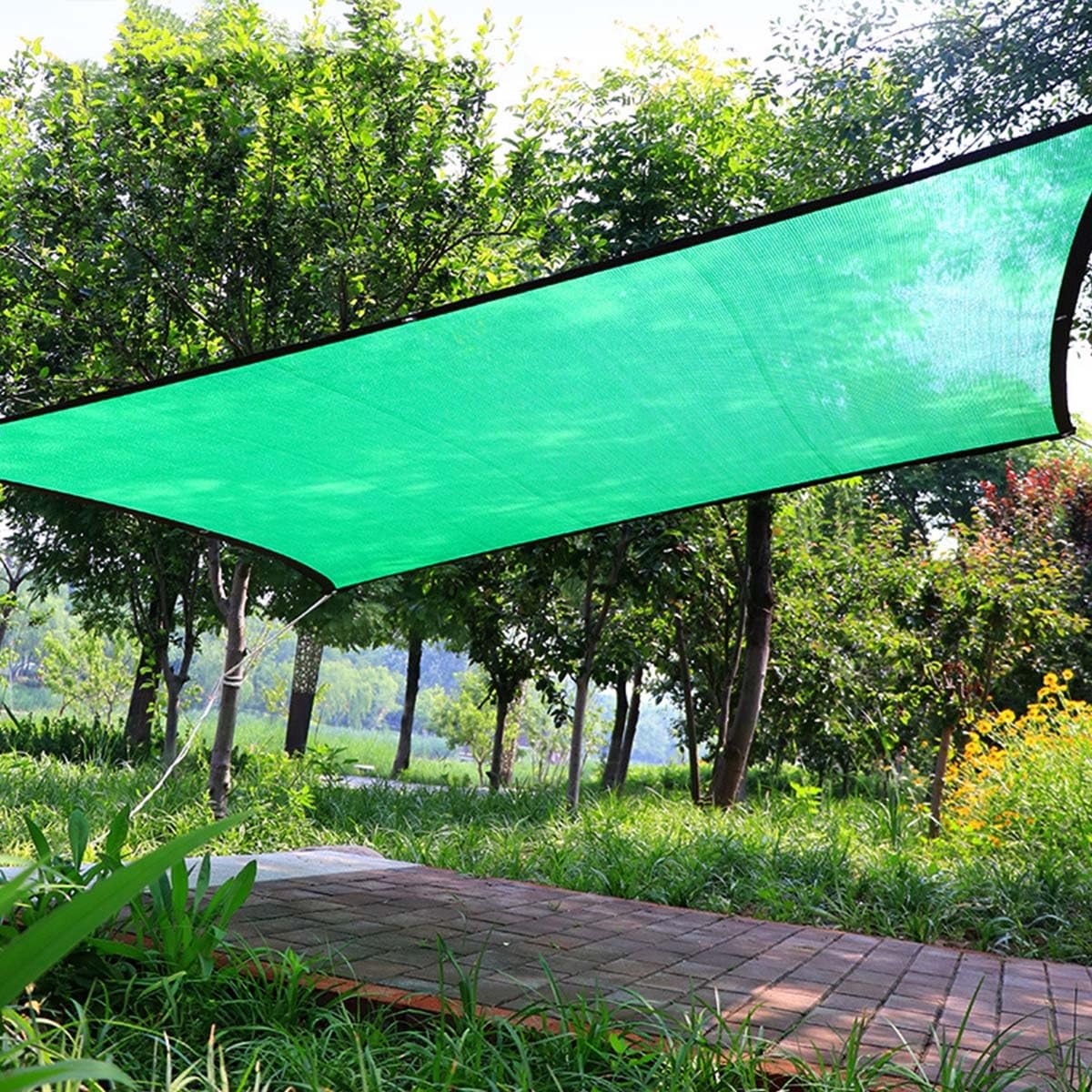 Telo ombreggiante 90% – Rete protettiva per serre e recinzioni da giardino (4 x 15 m, 5 x 5 m, 1 x 6 m, 3 x 4 m, 8 x 8 m), resistente ai raggi UV