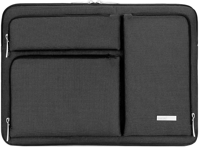 Lacdo Chromebook Case Laptop Sleeve for 11.6 inch Samsung Acer Dell Lenovo Chromebook, 11.6 inch ASUS E203/E210MA, Surface Pro 9 8 X 7 6 5, MacBook Air 11, HP Stream 11 Computer Water Repellent, Black