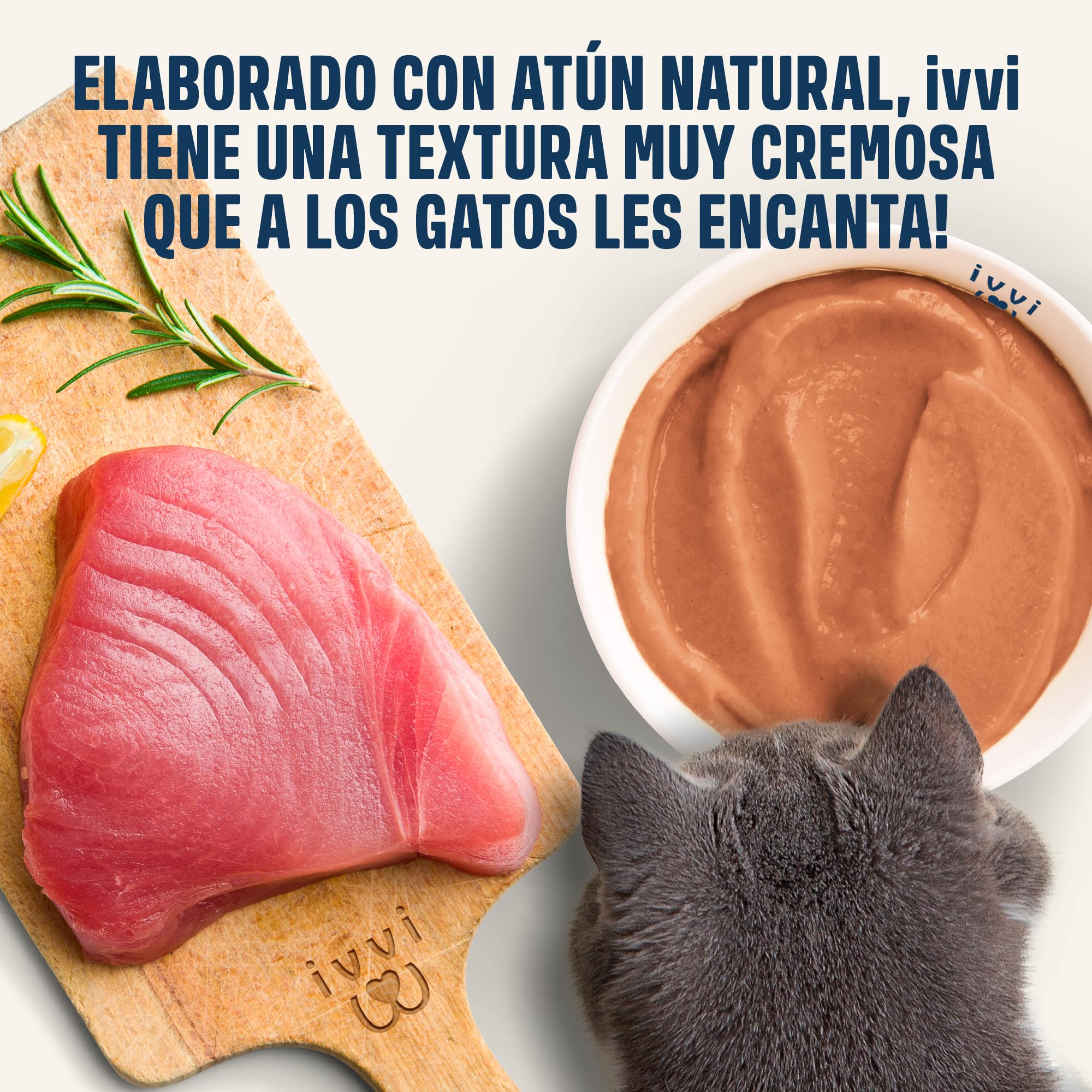 ivvi Hip & Joint Essence para Gatos – Crema Funcional para Las Articulaciones con Glucosamina, Condroitina, Mejillón de Labios Verdes y Aceite de Salmón – Ayuda Articular – 30x15g – con Atún Real
