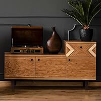 Vista 6 de TURSTIN Juego de 8 patas cuadradas de madera maciza de 8 pulgadas para sofá, patas de repuesto para sofá, patas de muebles de mediados de siglo