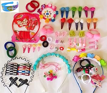 Kashishs Hair Accessories Combo for Kids School Girl Baby Girls Rubber Bands Easy to use in Styling Fashion Access