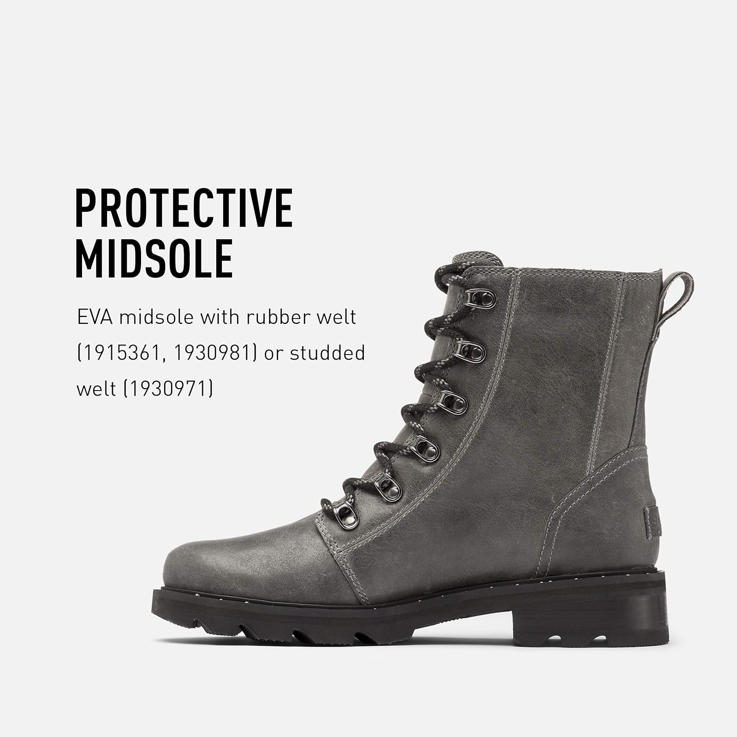 Sorel Women's Lennox Lace Rain Boot — Waterproof Leather Boots