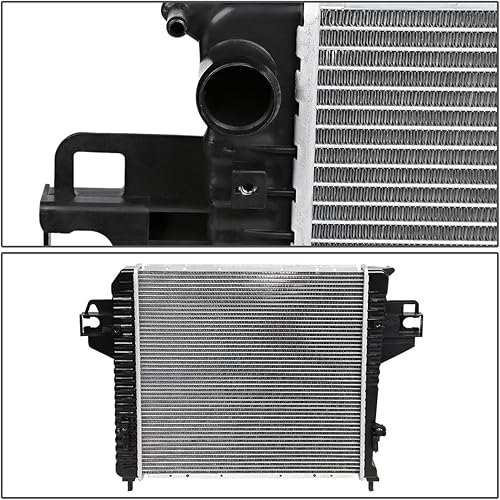 Miniatura 14 de DNA Motoring OEM-RA-2262 Radiador de núcleo de aluminio compatible con 99-04 Grand Cherokee 4.0 AT, 23-7/16 pulgadas de ancho x 21-9/16 pulgadas