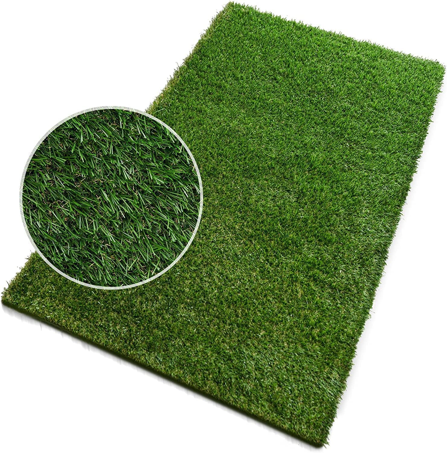Césped artificial Nantes | Alfombra de césped | Césped enrollado | Altura del pelo: 35 mm | Robusto y resistente a los rayos UV | Césped para balcón, terraza y jardín (100 x 1000 cm)