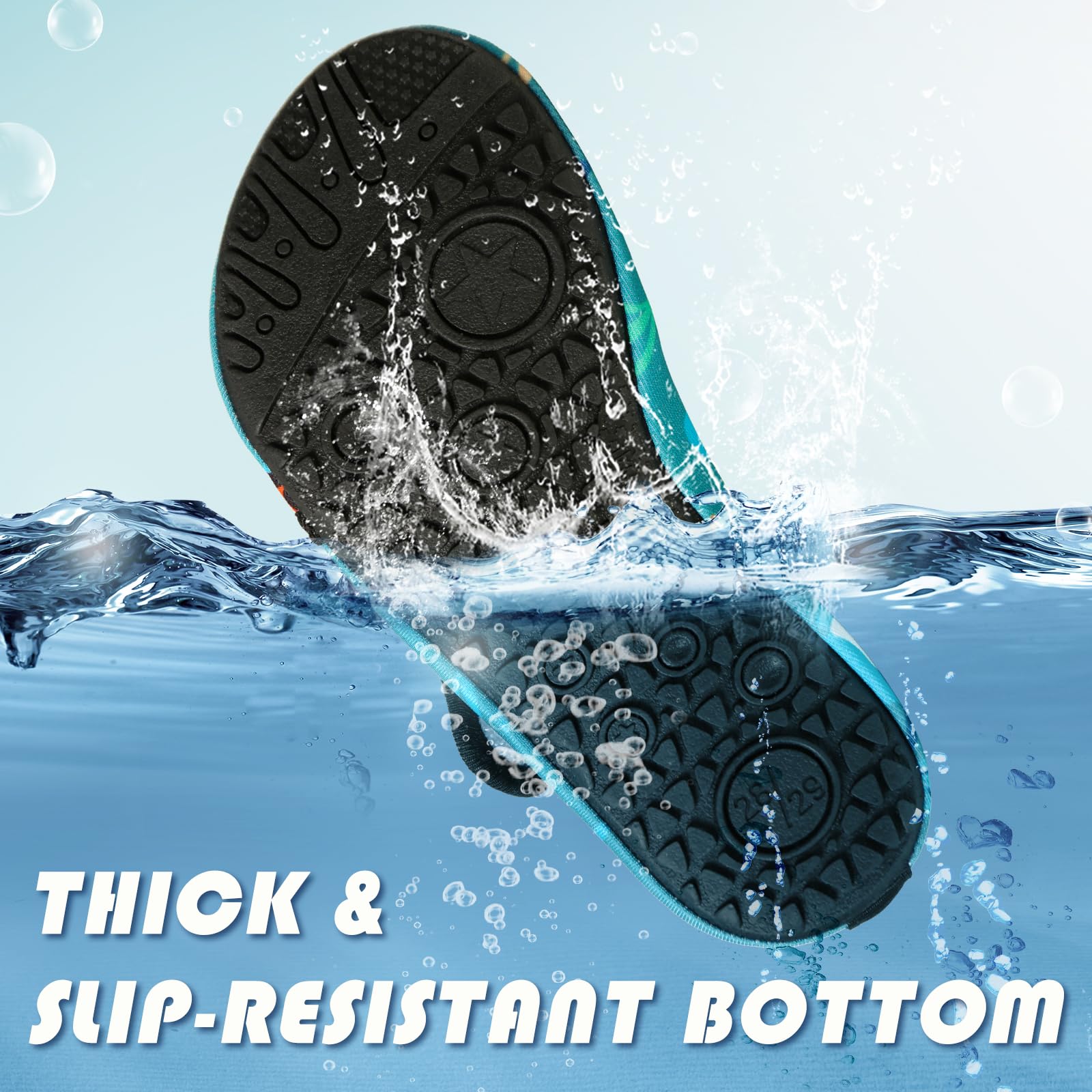 TMEOG Scarpe da Scoglio Bambino Bambina Scarpe Mare Acquatiche Piscina Bambini Scarpe da Spiaggia Acqua Immersione Scarpette da Bagno Surf Nuoto per Ragazzo Ragazza 22-33EU