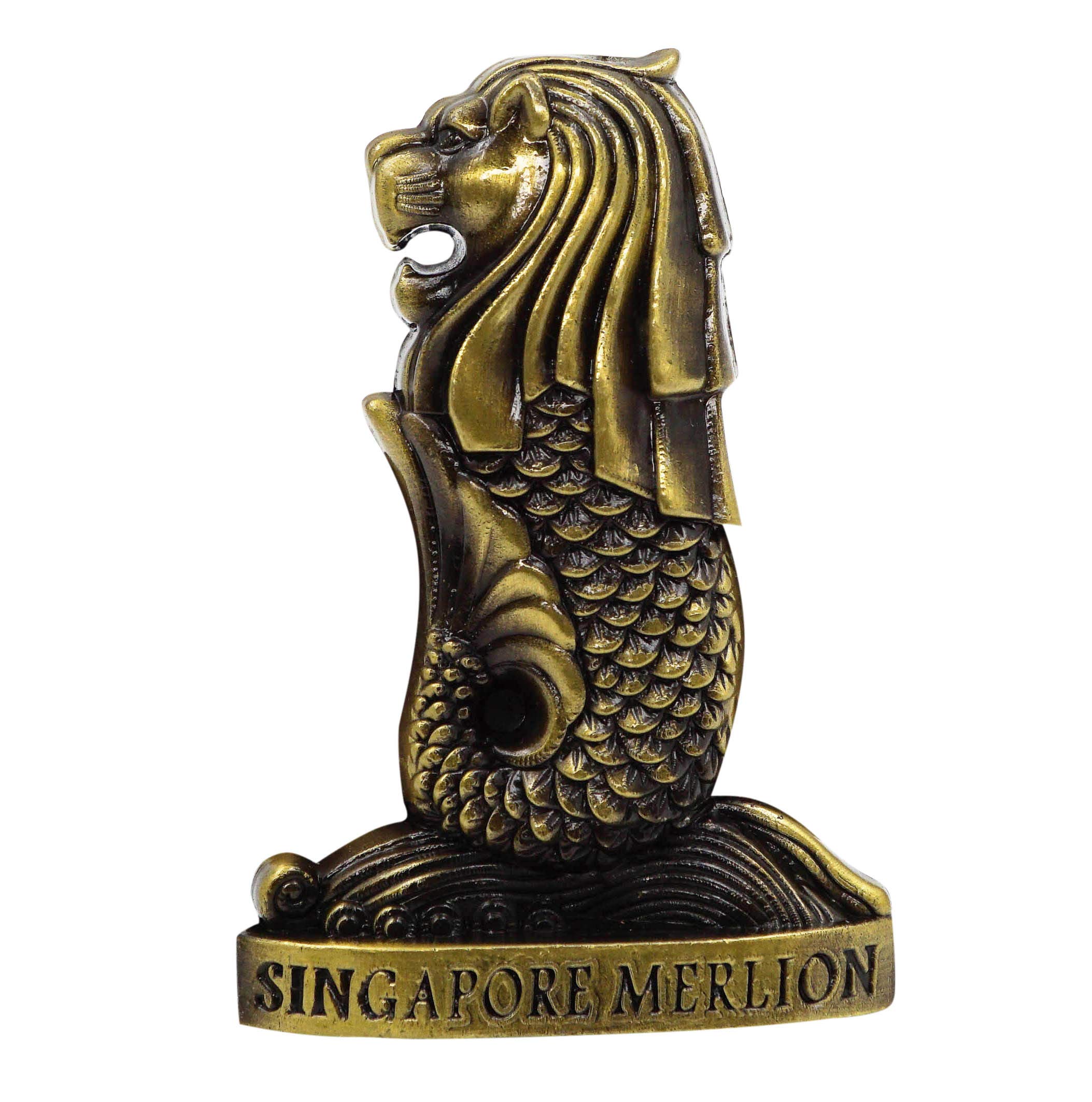 Merlion, Singapore 3D Metal Fridge Magnet Refrigerator Magnets Tourist Travel Souvenirs