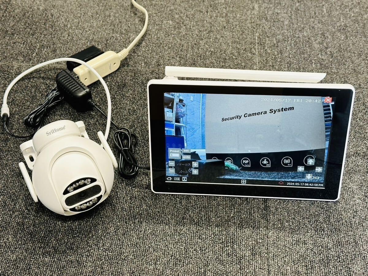 Amazon.co.jp: Srihome 最新ワイヤレス防犯カメラ4台セット 500