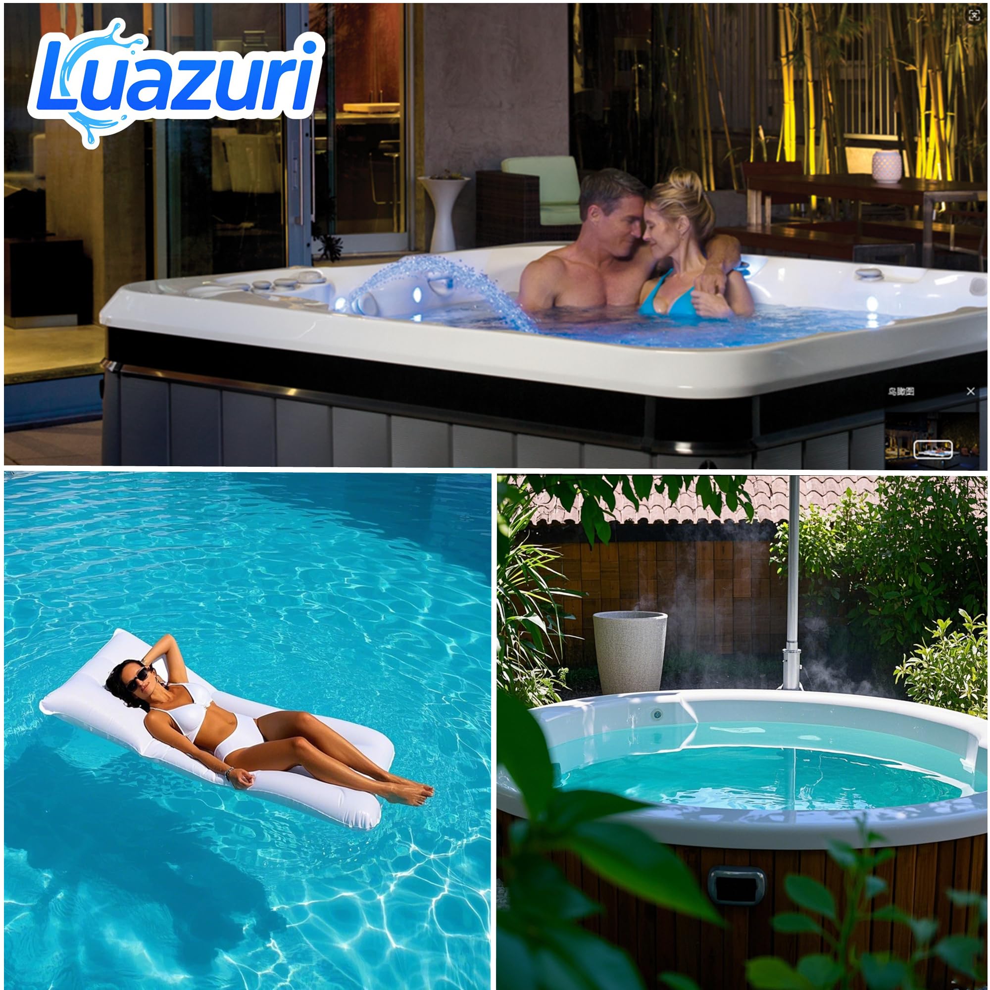 Filtro de spa compatible con 4CH-949, PWW50L, FC-0172, SD-01143, 817-4050,50 pies cuadrados. Cartucho de filtro para jacuzzis. (Blanco*2)