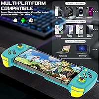 Vista 2 de arVin Bluetooth Controller for iPhoneiPadMacBookiOSAndroidSamsungTabletPC Wireless Gamepad Joystick with Back Button, Analog Triggers, Stretchable