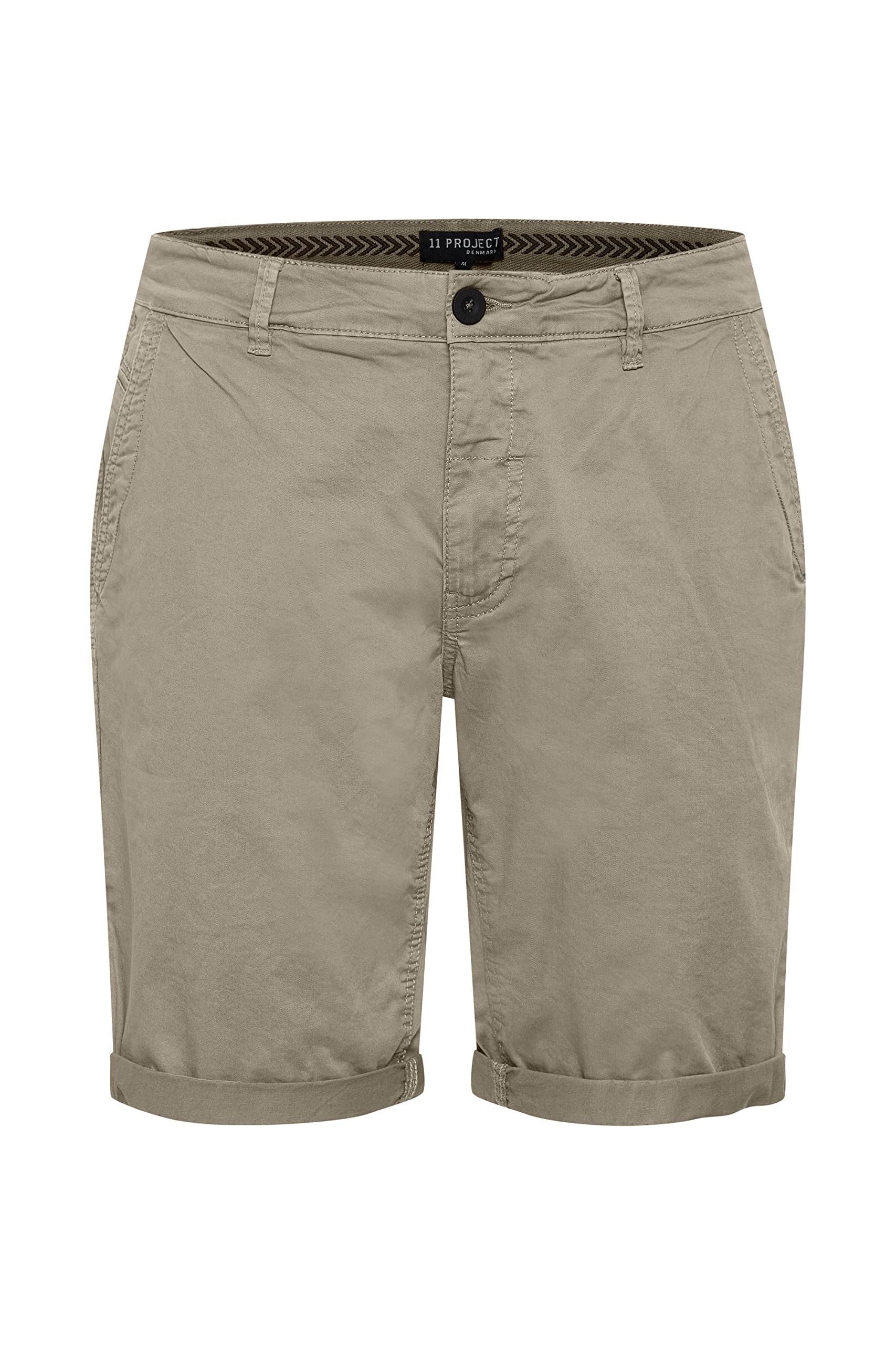 11 Project PRSiljan Herren Chino Shorts Bermuda Kurze Hose mit Stretch Regular Fit