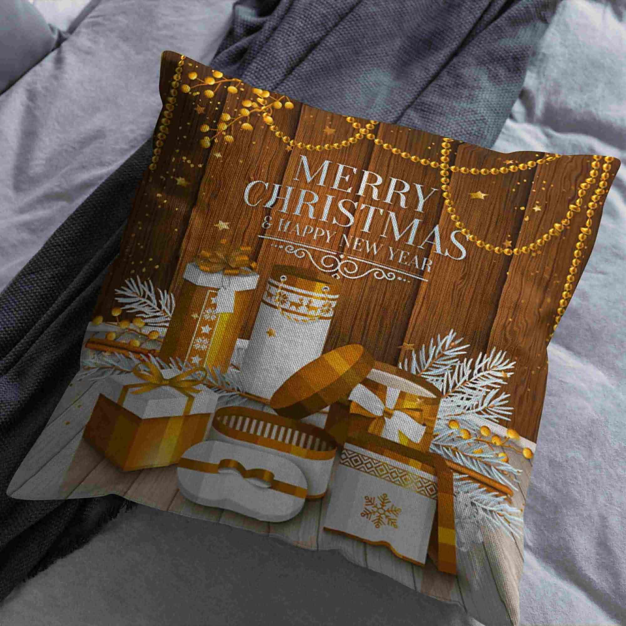 CEVAN Leinen Kissenbezüge Landhausstil Kissenbezug Setmei Weihnachten Kissenbezüge Loungemöbel Kissenbezug Aesthetic Kissenbezüge Sofa Dekor 50x50cm,4Pcs
