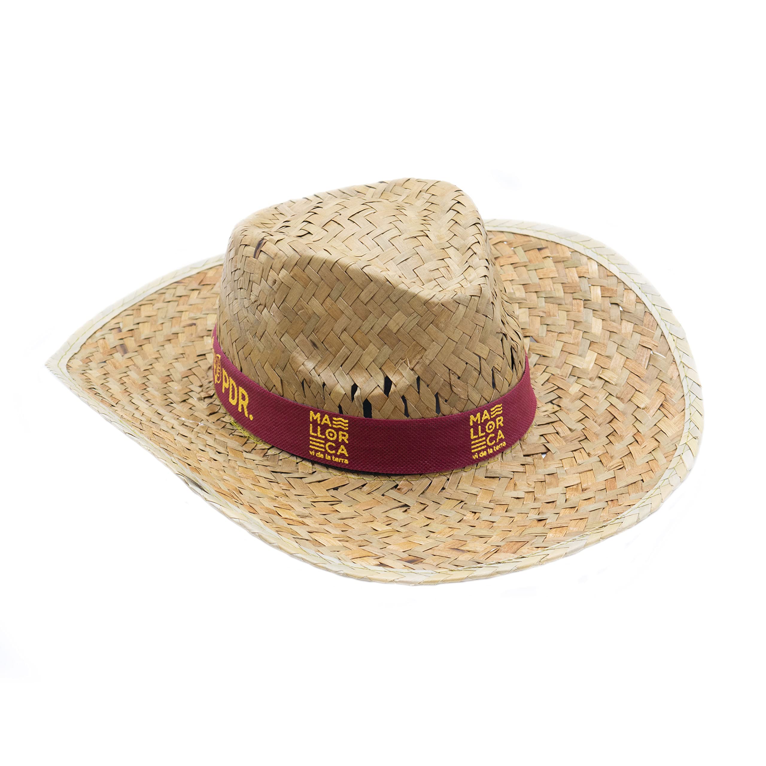 SILABA TONICA Sombreros de Paja Personalizados Para Eventos - Pack Gorros Vert - Muy Transpirables - Elige el Color de la Cinta del Sombrero y Pon tu Logo o Frase