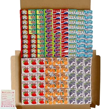 10円ガム Amazon | マルカワ フーセンガム 6種類 各15個 マーブルガム 3種類 各