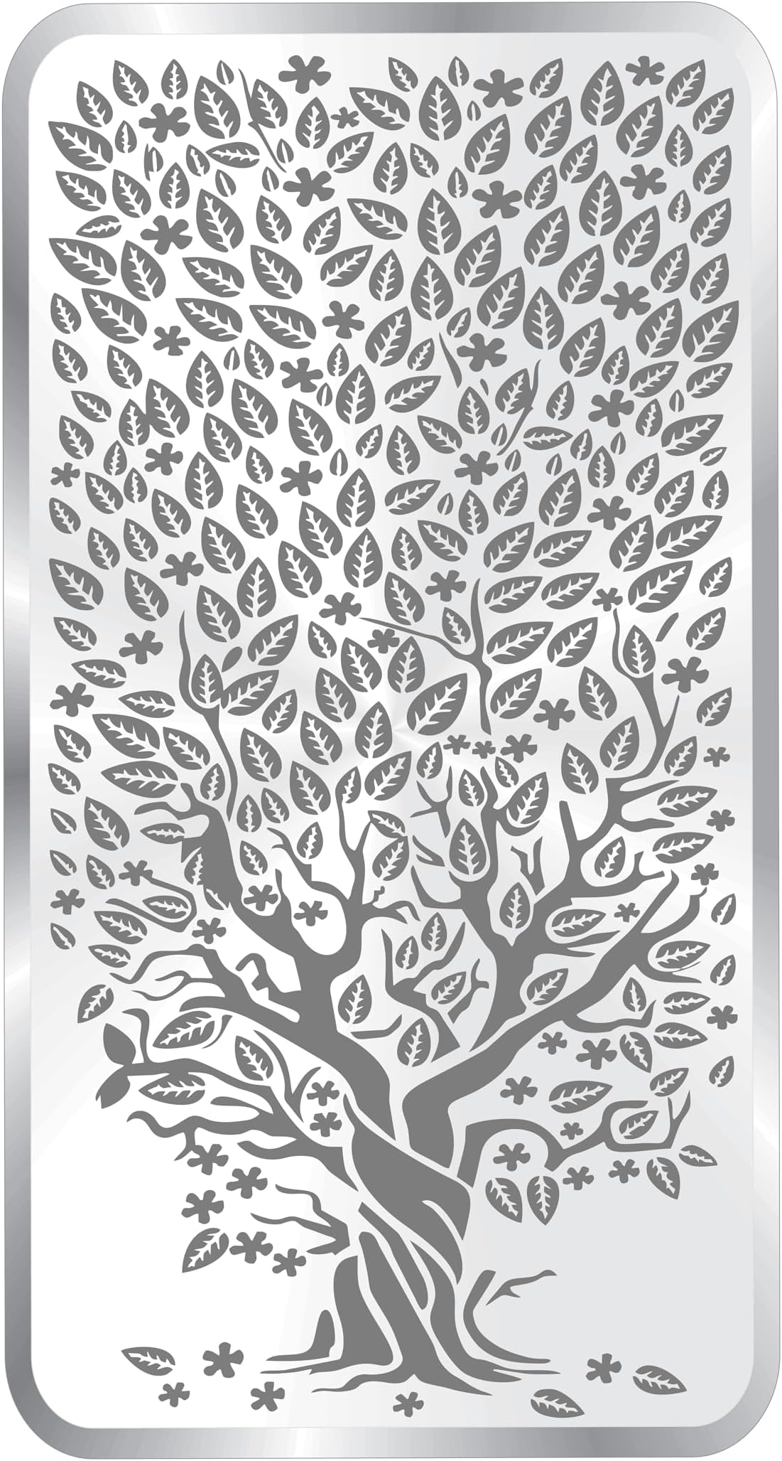 RSW 999 Purity Silver Bar with BIS Hallmark - Available in 10gm, 20gm, 50gm, 100gm, 250gm, 500gm, 1kg | Precious Banyan Tree Design Fine Silver Coin