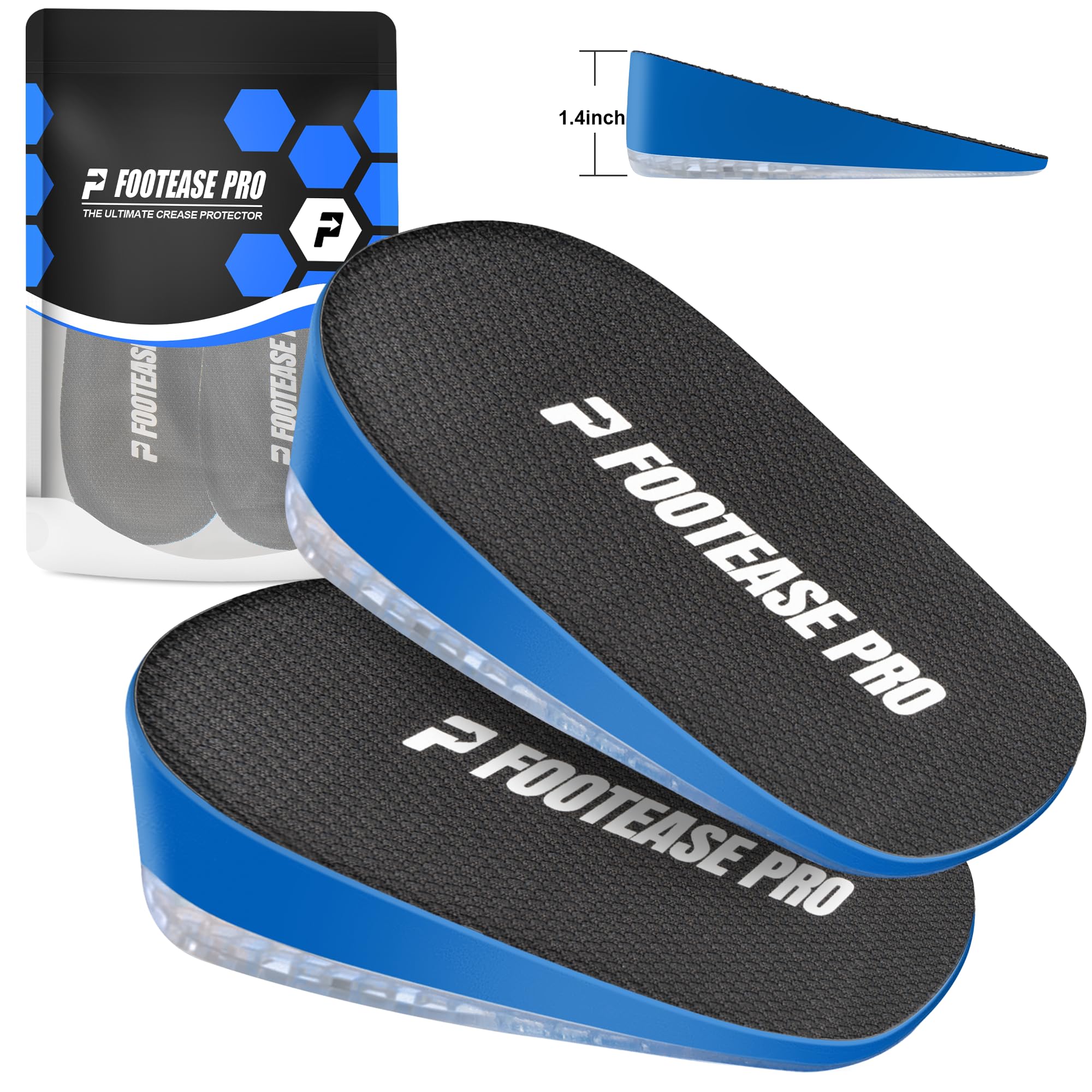 Height Increase Insoles Heel Lifts for Men Women Height Boosters Shoe Lifts for Plantar Fasciitis Heel Inserts with Heel Pain Relief