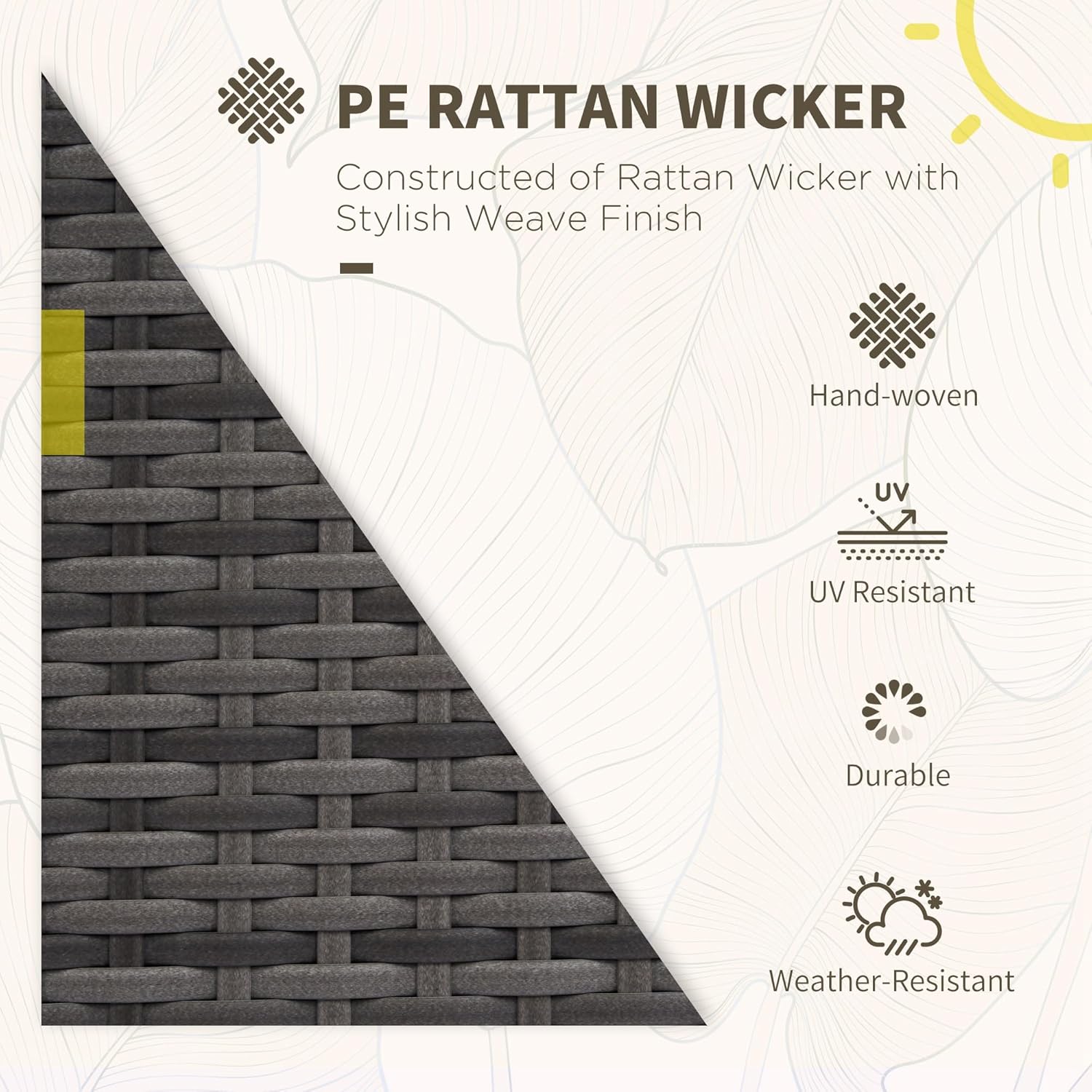 Transform Your Outdoor Space: Review of the Outsunny 4 Piece Wicker Patio Furniture Set