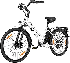 VARUN E Bike 26 Inch City E-Bike Women Men with 250 W Motor, Removable Li-ion Battery, Electric Bicycle with LED Display, 3 Riding Modes, City E-Bike with up to 30 Km