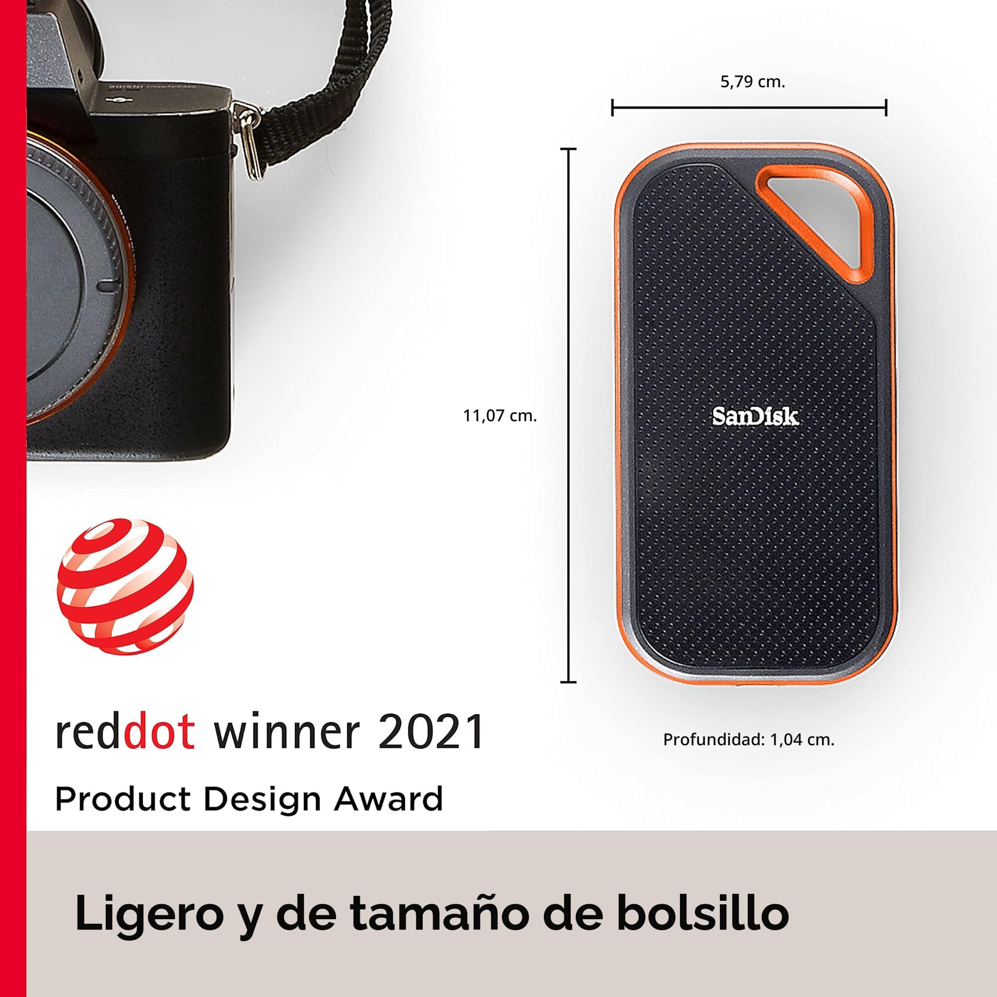 Amazon.com: SanDisk SDSSDE81-4T00-G25 SSD portátil Extreme PRO de