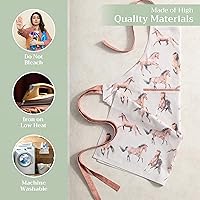 Vista 258 de Maison d' Hermine Delantal 100% de algodón para mujeres con bolsillo de cocina delantal de chef para hombres, decoración de Pascua