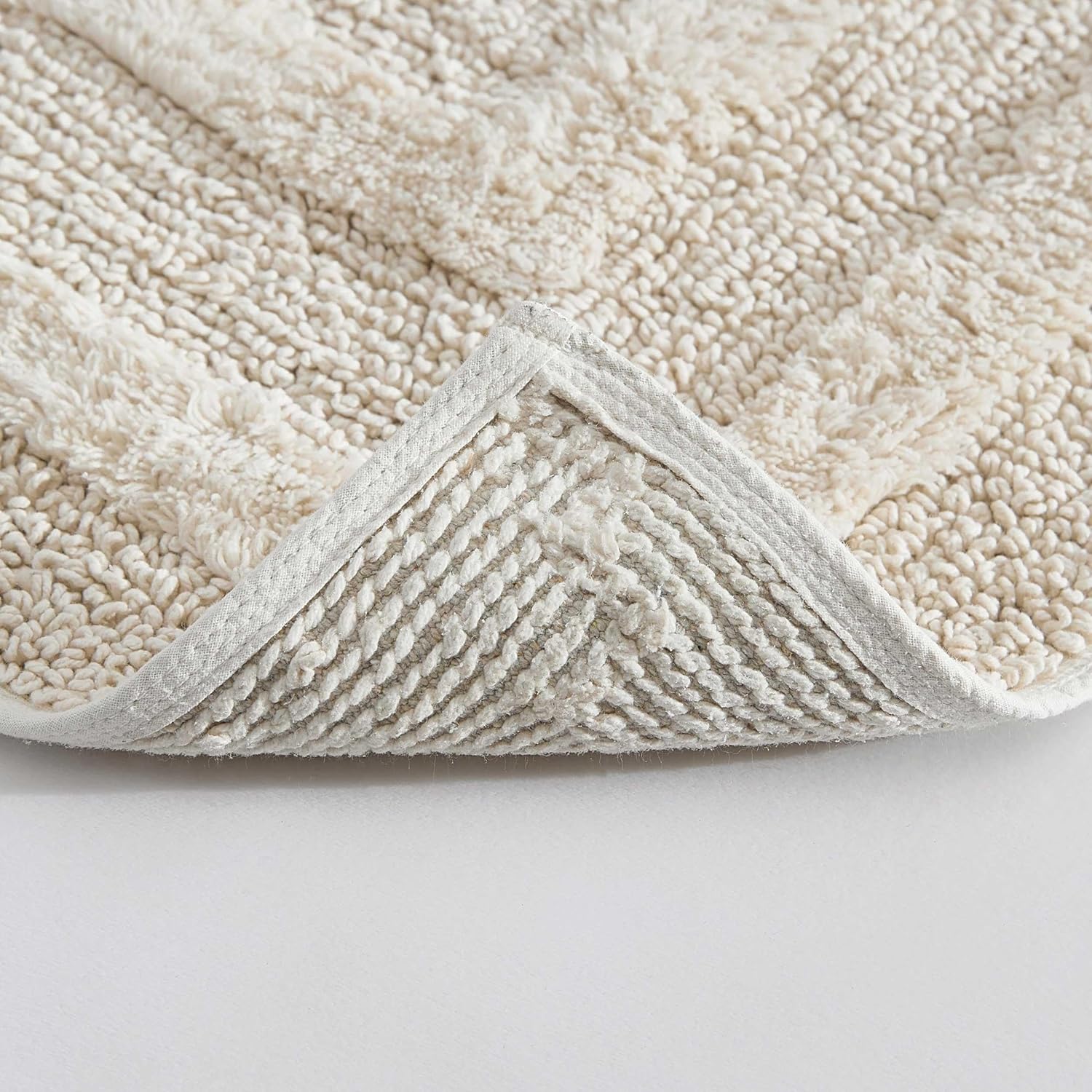 Eddie Bauer - Bath Rug, Soft Plush Tufted with Skid-Resistant Backing, Quick Dry & Super Absorbent (Logan Beige, 24" x 40") Logan Beige 2' x 3'4" (Rectangular) image 4 of 7 B0F2541CZ7