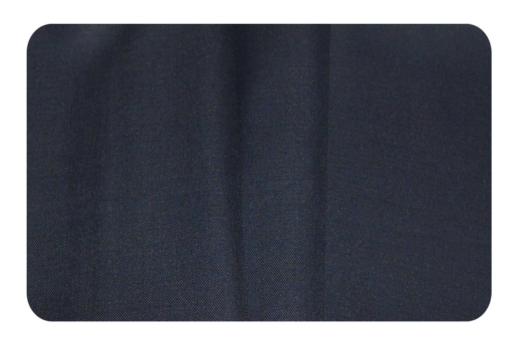 GRADO Men's Poly Viscose Solid Un-Stitched Trouser Fabric 1.30 Mtr Purple Color
