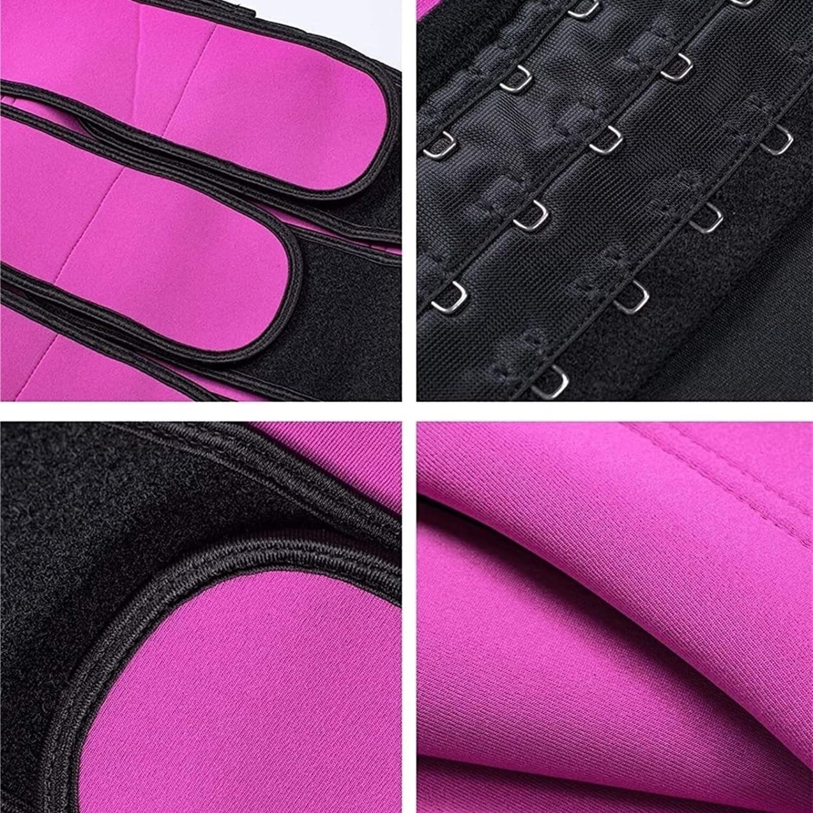 Fascia Lombare Cintura Lombare, Modellante, Controllo della Pancia, Brucia Grassi, Addominale Post-Partum Supporto Schiena | Pink,XL
