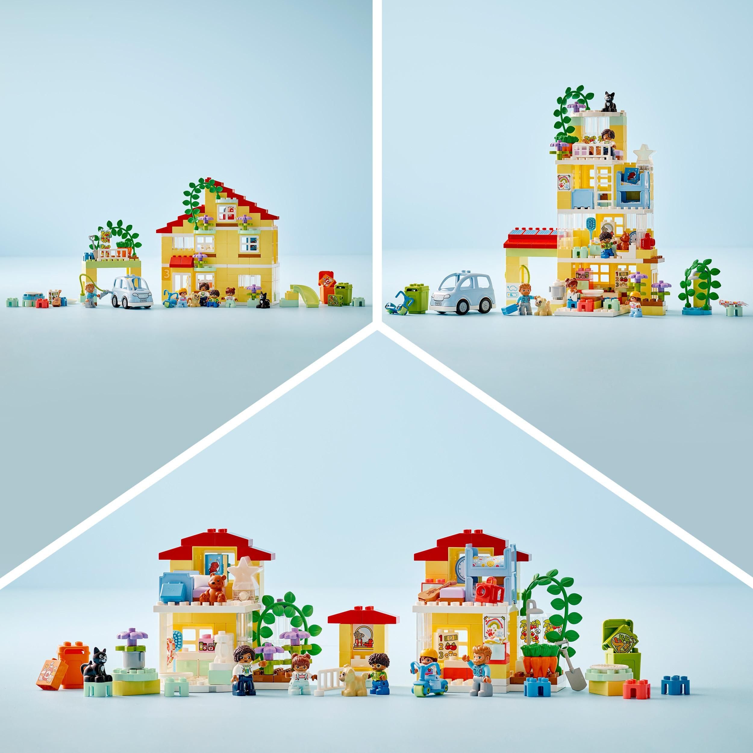 Amazon.com: LEGO 10994 DUPLO Town 3in1 Family House Building Set