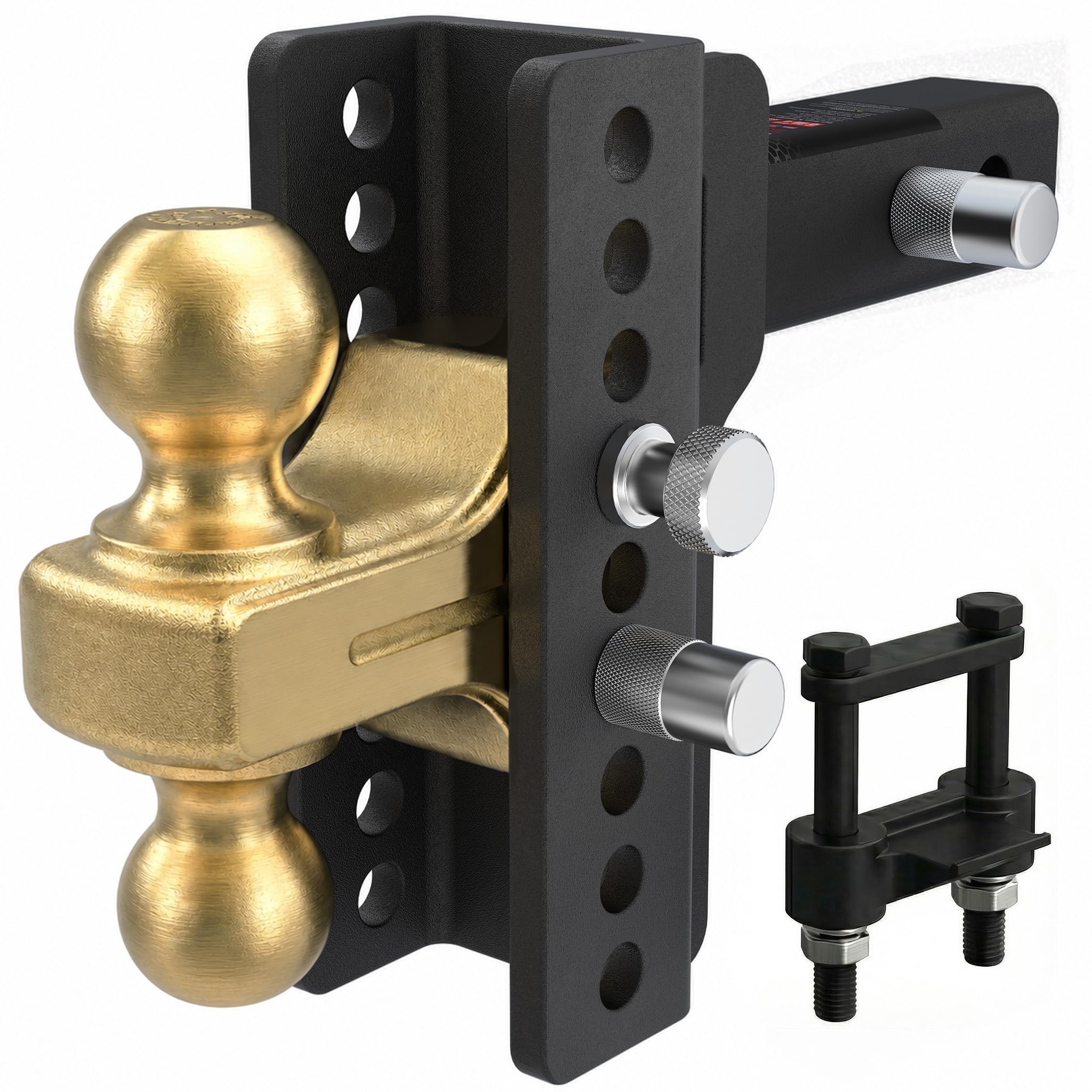 TYT Adjustable Truck Trailer Hitch for 2 inch Receiver, 6' Drop/Rise Tow Hitch