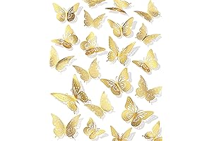 3D Butterflies Wall Stickers - The Perfect Addition to Any Room!